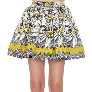 Alice + Olivia Floral "Tania" Skirt